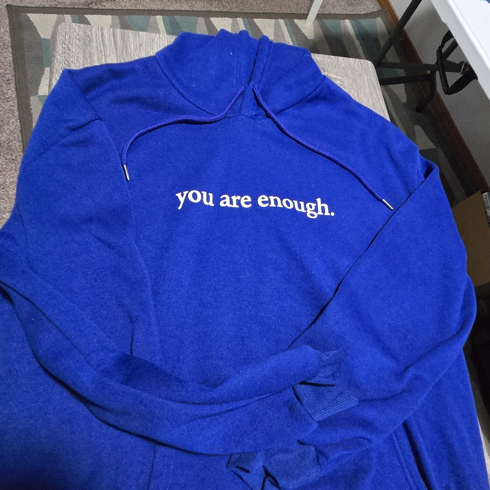 Blue Hoodie Sweater